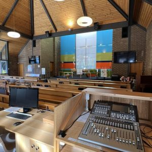 Worship Space AV desk
