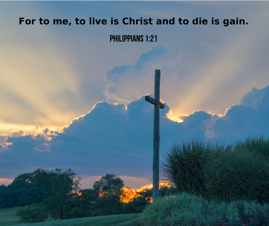To live is Christ, to die is gain • Immanuel Woden Valley Lutheran ...